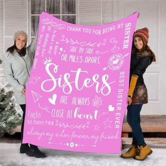 OEM Manta Tipo Sobre De Franela Valseel Estampada, Manta Tipo Sobre Para Hermanas, Regalo De Cumplea&ntilde;os, Manta Para Amigas, Manta Polar