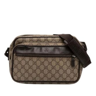 Gucci Pre-owned Cross Body Bags, female, Brown, Size: ONE SIZE Pre-owned Vintage Crossbody Bag