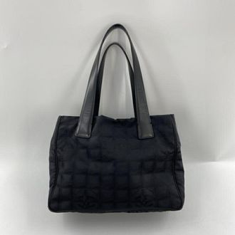 Chanel Black New Travel Line Tote Bag (Pre-Owned)