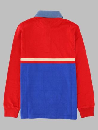 J.W.Anderson Colorblock Cotton Polo Shirt - Red