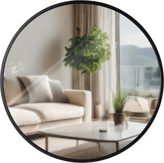 Clp Espejo De Pared Elsie Negro M