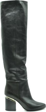 Vic Mati&eacute; Stijlvolle Laarzen voor Trendy Looks - Dames - Laarzen met Hak - Zwart - 35 EU - Schoenen