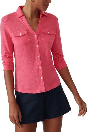 J.McLaughlin J. McLaughlin Brynn Linen-Blend Top