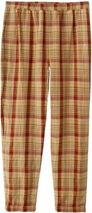 Acne Studios Bruin Gele Tartan Broek - Dames - Broeken - Bruin - M - Wol - Broeken