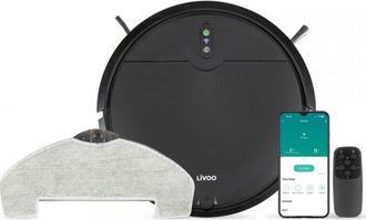 Livoo Robot Aspirador Y Fregona Conectados - Doh145 - Livoo
