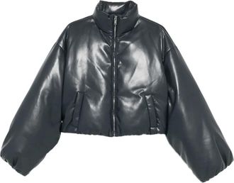 Nanushka Piumino con zip - Blu