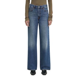 Levi's Dames, Jeans, Blauw, Maat: W24 L34 Katoen