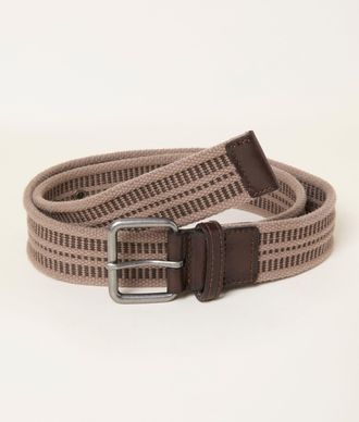 Fat Face FatFace Luca Beige Webbing Belt