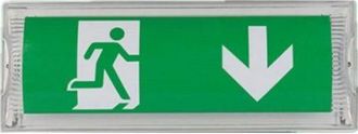 OEM L&aacute;mpara De Emergencia Led Con Bater&iacute;a De Respaldo De Hasta 3 Horas, Clase De Protecci&oacute;n: Ip 65, Se&ntilde;al De Salida/emergencia, Se&ntilde;al Iluminada, Brillante