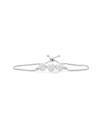 SuperJeweler Superjeweler Silver 3.00 Ct. Tw. Lab-Grown Diamond Bracelet