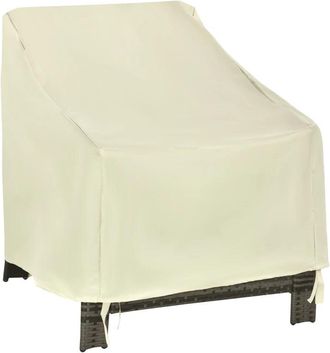 OUTSUNNY Single Waterproof Furniture Chair Cover - Beige | TJ Hughes