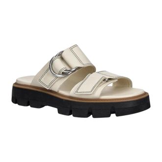 Sorel Rein CB Slide - Dames - Schoenen - Beige - Maat: 40 EU Leer