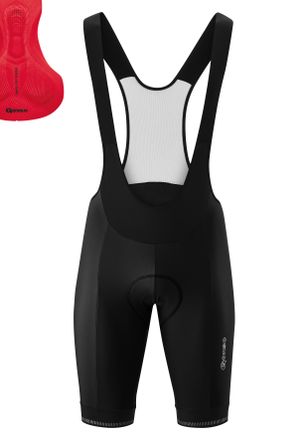 Gonso SITIVO Bib M Herren Radhose, innovatives Sitzpolster, Tr&auml;ger-Radlerhose, Tight Fit