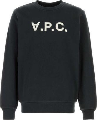 A.P.C. Slate Cotton Sweatshirt