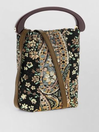 Dries Van Noten floral jacquard tote bag