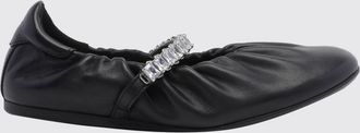 Jimmy Choo London Ballerine Jade in pelle di vitello con applicazione di cristalli