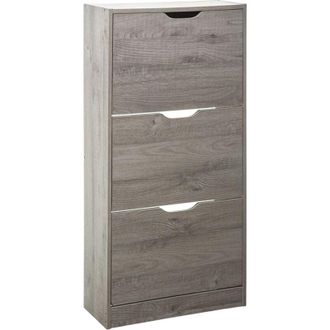 5five Simply Smart Zapatero De Madera 115x60x24cm Color Gris