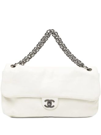 Chanel Borsa a spalla con catena - Bianco