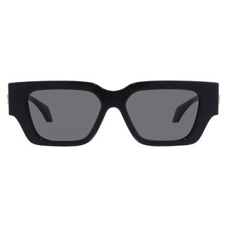 Versace Grey Rectangular Ladies Sunglasses VE4497U GB1/87 53