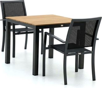 Bellagio la vita attrattiva Bellagio Anzio/Fidenza 90cm dining tuinset 3-delig stapelbaar