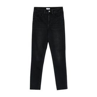 Liu Jo Cropped Jeans, female, Black, W27, Skinny Jeans