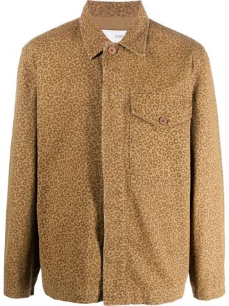 Closed Field leopard-print shirt jacket - Brown