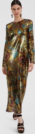 La DoubleJ Swank Dress in Sicomore Gold at Nordstrom, Size Medium It