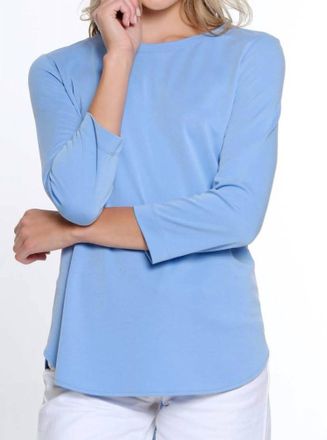Multiples Sally Top In Blue