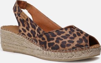 Toni Pons Womens Bernia Womens Wedge Heel Espadrilles Sandals - Brown - Size: 4