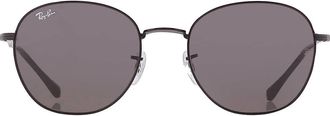Ray-Ban Dark Grey Phantos Unisex Sunglasses RB3809 002/B1 55