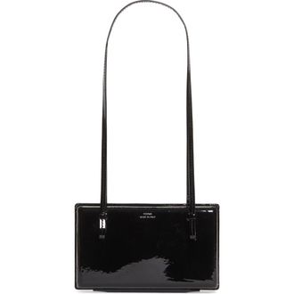Toteme Cocktail Patent Leather Shoulder Bag in Black at Nordstrom