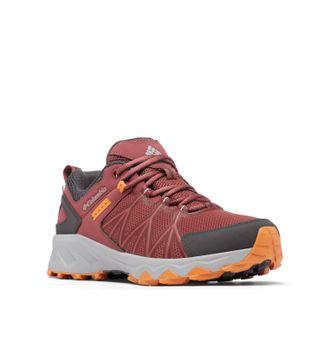 Columbia Womens Peakfreak 2 Outdry Waterproof Low Rise Hiking Shoes, Red (Beetroot x Sundance), 4.5 UK