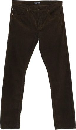 Tom Ford Pantaloni a coste - Verde