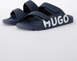 HUGO BOSS Unisex Evander Sandals in Dark Blue - Size UK 11