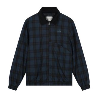Arte Arc Plaid Jacket - Heren - Bomber jackets - Blauw - 2XL - Jassen