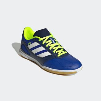 adidas Fussballschuh ADIDAS PERFORMANCE SUPER SALA COMPETITION 3 HALLEN, Damen, Gr. 42,5, bunt (lucid blau, cloud wei&szlig;, lucid lemon), Synthetik, Textil, Schu