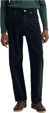 Norse Projects Mogens Relaxed 5 Pocket Wide Wale Corduroy - Heren - Regular Fit Jeans - Blauw - W31 - Katoen - Jeans