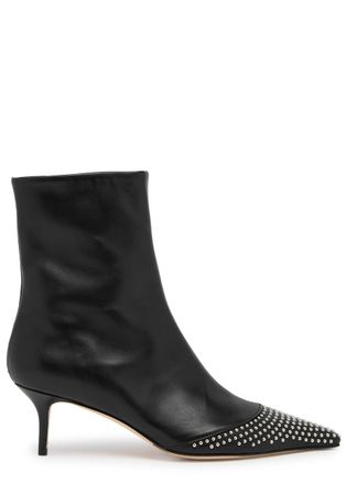 Aeyde Aeyde Roe Studded Leather Ankle Boot - Black - 36 (IT36/ UK3)
