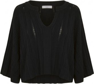 Malo Black Cotton Women Womens Sweater