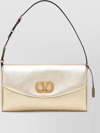 Valentino Garavani de vain nappa leather clutch bag
