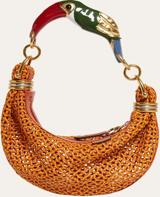 Chlo&eacute; Sculptural Woven Leather Shoulder Bag