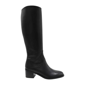 Donna Lei Schoenen, Dames, Zwart, 38 EU, Dapper Hoge Laarzen