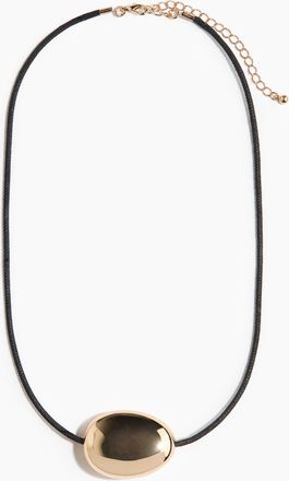 H&M Kordelkette mit Anh&auml;nger - Gold