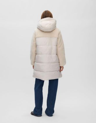 Vero Moda cappotto in moonbeam-Grigio