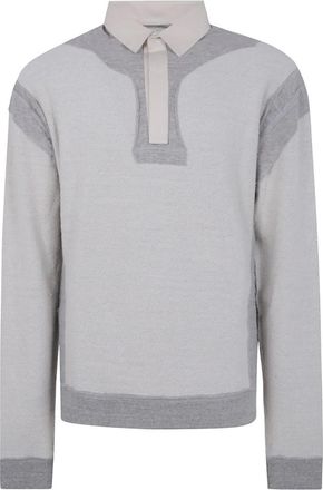 Maison Margiela D&eacute;cortiqu&eacute; Sweatshirt - Heren - Sweatshirts & Hoodies - Grijs - Maat: L Katoen
