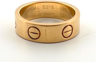 Cartier Yellow Gold Yellow Gold (18K) Band Ring (Pre-Owned)