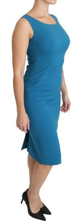 Dolce & Gabbana Bodycon Sheath Dress - Blue