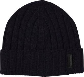 Emporio Armani Blauwe Stijlvolle Hoeden voor Mannen - Heren - Hoeden - Blauw - L - Accessoires