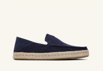 Toms Mens TOMS Alonso Rope loafer in Navy - Size: 10