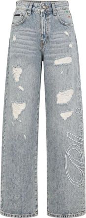 Philipp Plein Beach Boy Jeans - Heren - Loose Fit Jeans - Blauw - W34 - Denim - Jeans